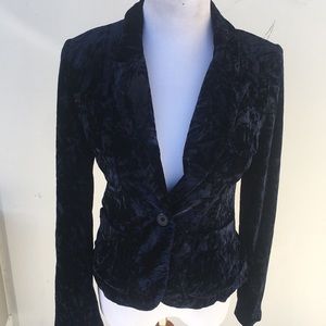 Skies are Blue crushed velvet jacket
